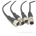 IP68 3/4/5/6pin Cable de alambre eléctrico M12/14/15/16 Implaz